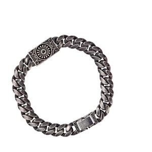 Jean Claude Stainless Steel Viking Lucky Ravens Head Bracelet - New